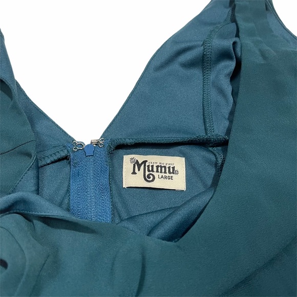 NWOT! SMYM Jenn Maxi Deep Jade Chiffon - Picture 6 of 12